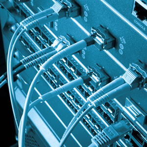 an optical fiber computer network